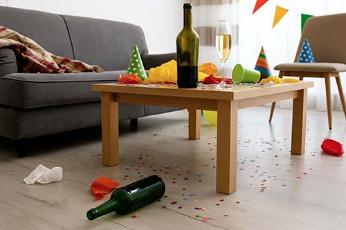 nettoyage après fête, soirée privée Lyon