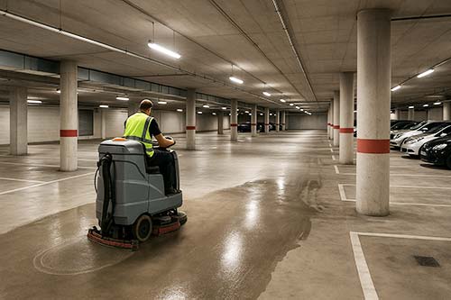 nettoyage parking garage Lyon Villeurbanne